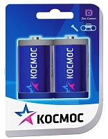 Элемент питания Космос R20 (блист.2 шт) D солевая (батарейка) картинка 